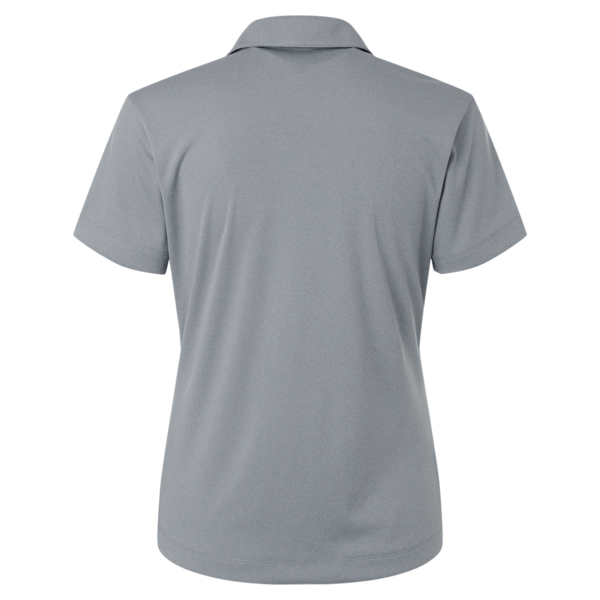 AllPro Women's Pro-Lock Performance Polo, Heather Steel, Back view