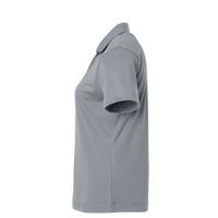 AllPro Women's Pro-Lock Performance Polo, Heather Steel, Left Sleeve view