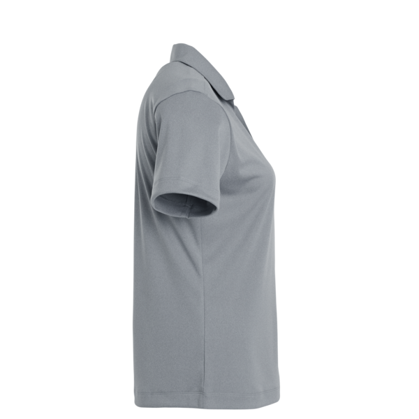 AllPro Women's Pro-Lock Performance Polo, Heather Steel, Right Sleeve view