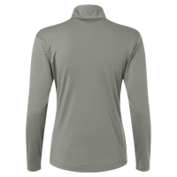 AllPro Women's Pro-Lock Performance Quarter-Zip Pullover, Greystone, Back view