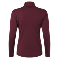 AllPro Women's Pro-Lock Performance Quarter-Zip Pullover, Maroon, Back view
