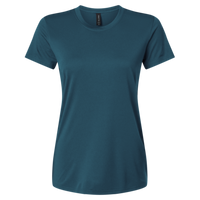 AllPro Women's Pro-Lock Performance T-Shirt, Atlantic Blue, Front view