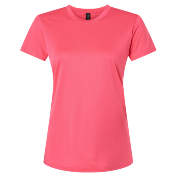 AllPro Women's Pro-Lock Performance T-Shirt, Bright Pink, Front view