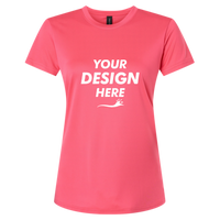 AllPro Women's Pro-Lock Performance T-Shirt, Bright Pink, Front view, Mockup