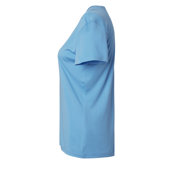AllPro Women's Pro-Lock Performance T-Shirt, Carolina Blue, Left Sleeve view