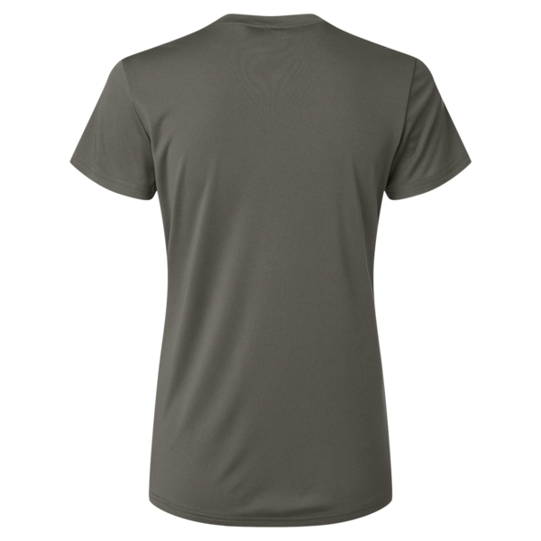 AllPro Women's Pro-Lock Performance T-Shirt, Charcoal, Back view