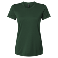 AllPro Women's Pro-Lock Performance T-Shirt, Forest Green, Front view