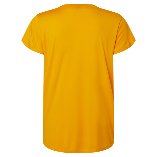 AllPro Women's Pro-Lock Performance T-Shirt, Gold, Back view