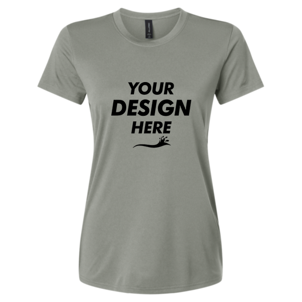AllPro Women's Pro-Lock Performance T-Shirt, Greystone, Front view, Mockup