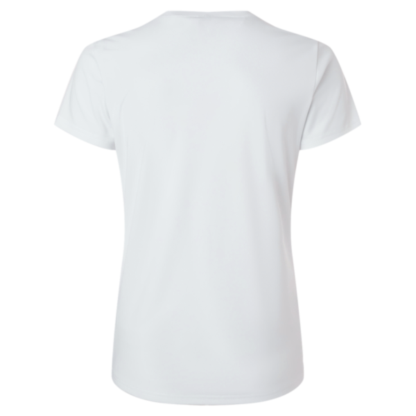 AllPro Women's Pro-Lock Performance T-Shirt, White, Back view