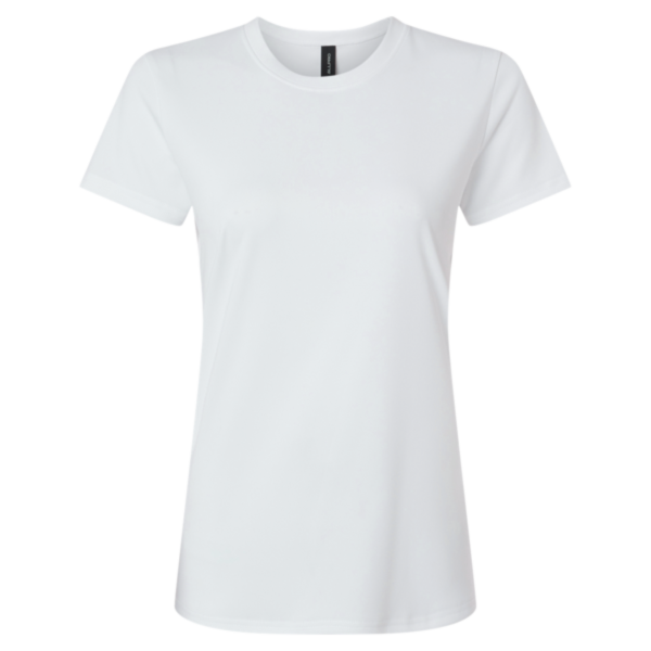 AllPro Women's Pro-Lock Performance T-Shirt, White, Front view