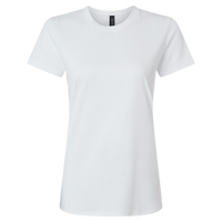 AllPro Women's Pro-Lock Performance T-Shirt, White, Front view