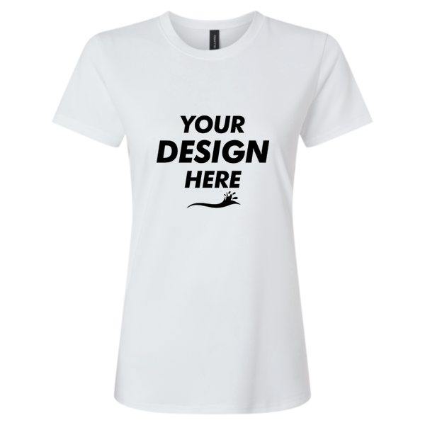 AllPro Women's Pro-Lock Performance T-Shirt, White, Front view, Mockup