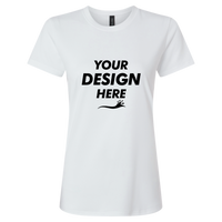 AllPro Women's Pro-Lock Performance T-Shirt, White, Front view, Mockup