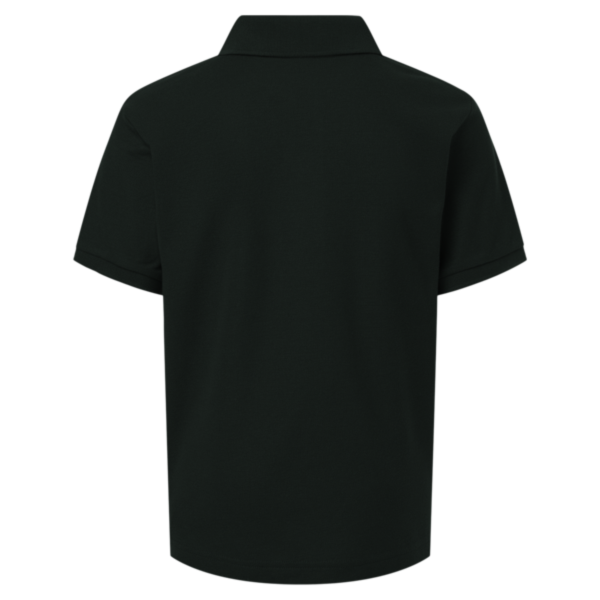 AllPro Youth Pique Polo, Black, Back view