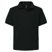 AllPro Youth Pique Polo, Black, Front view