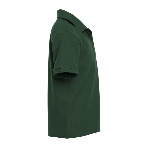 AllPro Youth Pique Polo, Forest Green, Right Sleeve view