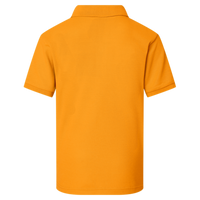 AllPro Youth Pique Polo, Gold, Back view