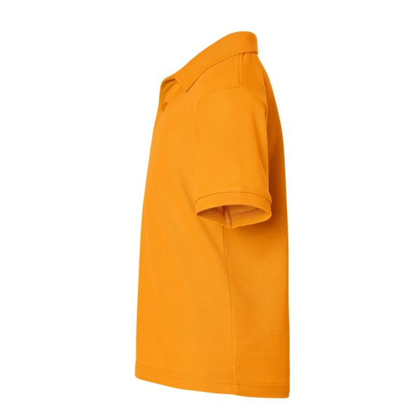 AllPro Youth Pique Polo, Gold, Left Sleeve view