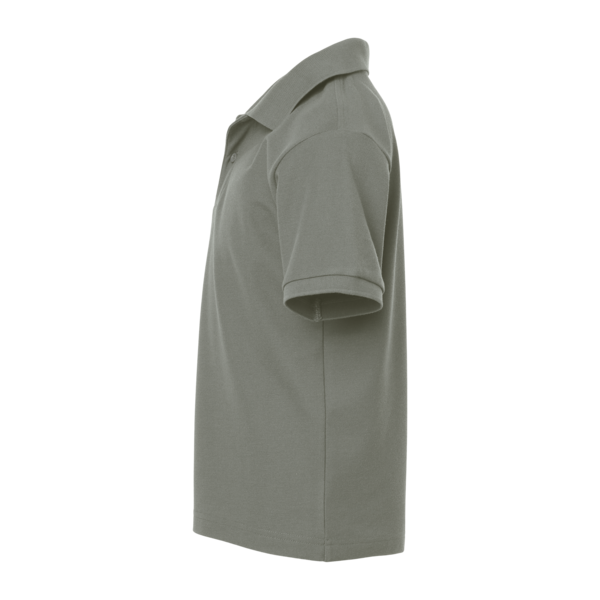 AllPro Youth Pique Polo, Greystone, Left Sleeve view