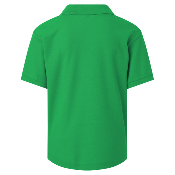 AllPro Youth Pique Polo, Kelly Green, Back view