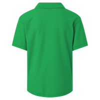 AllPro Youth Pique Polo, Kelly Green, Back view