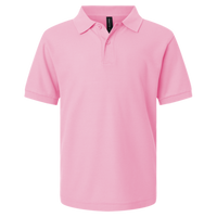 AllPro Youth Pique Polo, Light Pink, Front view
