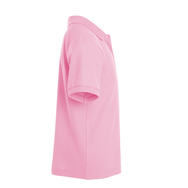 AllPro Youth Pique Polo, Light Pink, Right Sleeve view