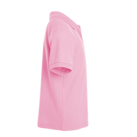 AllPro Youth Pique Polo, Light Pink, Right Sleeve view
