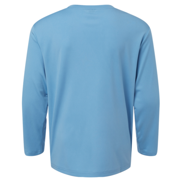 AllPro Youth Pro-Lock Performance Long Sleeve T-Shirt, Carolina Blue, Back view