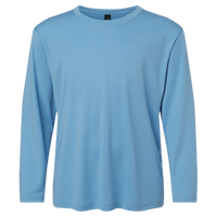 AllPro Youth Pro-Lock Performance Long Sleeve T-Shirt, Carolina Blue, Front view