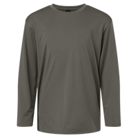 AllPro Youth Pro-Lock Performance Long Sleeve T-Shirt, Charcoal, Front view