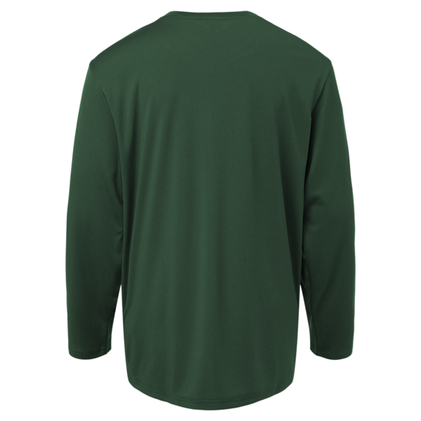 AllPro Youth Pro-Lock Performance Long Sleeve T-Shirt, Forest Green, Back view