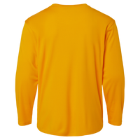 AllPro Youth Pro-Lock Performance Long Sleeve T-Shirt, Gold, Back view
