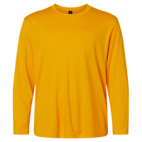 AllPro Youth Pro-Lock Performance Long Sleeve T-Shirt, Gold, Front view