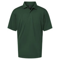AllPro Youth Pro-Lock Performance Polo, Forest Green, Front view