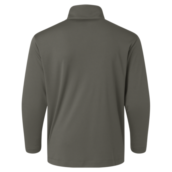 AllPro Youth Pro-Lock Performance Quarter-Zip Pullover, Charcoal, Back view