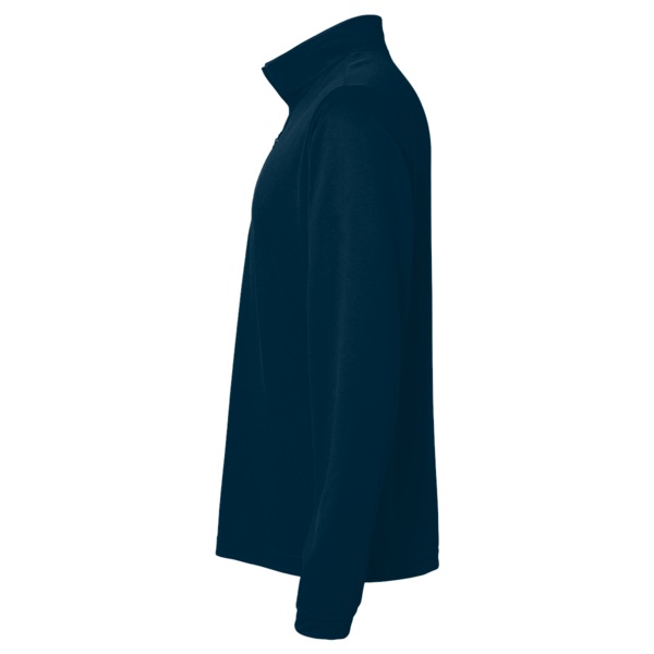 AllPro Youth Pro-Lock Performance Quarter-Zip Pullover, Navy, Left Sleeve view