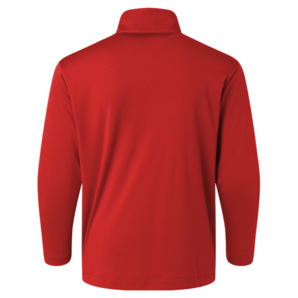 AllPro Youth Pro-Lock Performance Quarter-Zip Pullover, Red, Back view