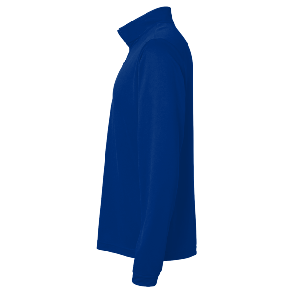 AllPro Youth Pro-Lock Performance Quarter-Zip Pullover, Royal, Left Sleeve view