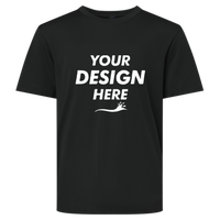 AllPro Youth Pro-Lock Performance T-Shirt, Black, Front view, Mockup