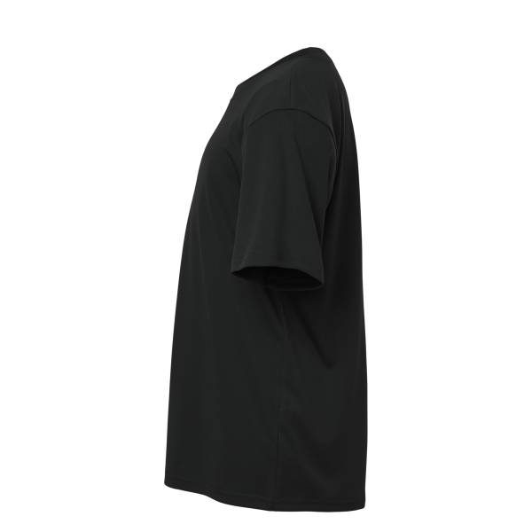 AllPro Youth Pro-Lock Performance T-Shirt, Black, Left Sleeve view