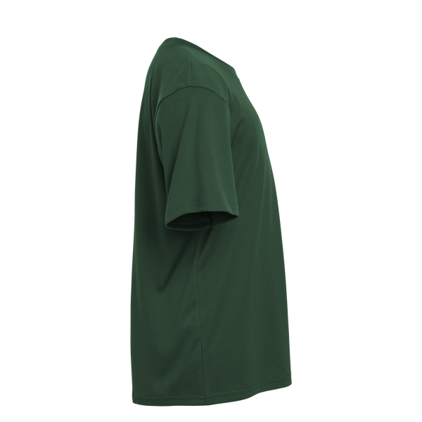AllPro Youth Pro-Lock Performance T-Shirt, Forest Green, Right Sleeve view