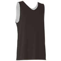 Alleson Athletic Men's Reversible Tank, Black / White, Front view