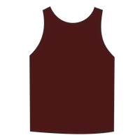 Alleson Athletic Men's Reversible Tank, Cardinal / White, Back view