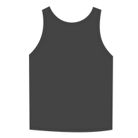 Alleson Athletic Men's Reversible Tank, Charcoal / White, Back view