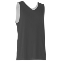 Alleson Athletic Men's Reversible Tank, Charcoal / White, Front view