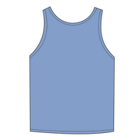 Alleson Athletic Men's Reversible Tank, Columbia Blue / White, Back view