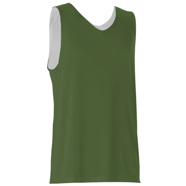 Alleson Athletic Men's Reversible Tank, Kelly / White, Front view