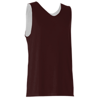 Alleson Athletic Men's Reversible Tank, Maroon / White, Front view